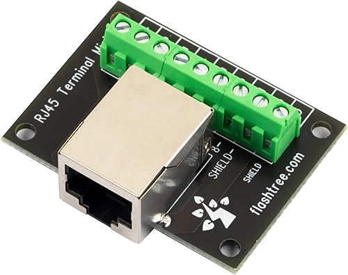 Miniatura 2 de jujinglobal 2pcs RJ45 Mini placa de ruptura con terminal de tornillo conector de paso de 0.150 in