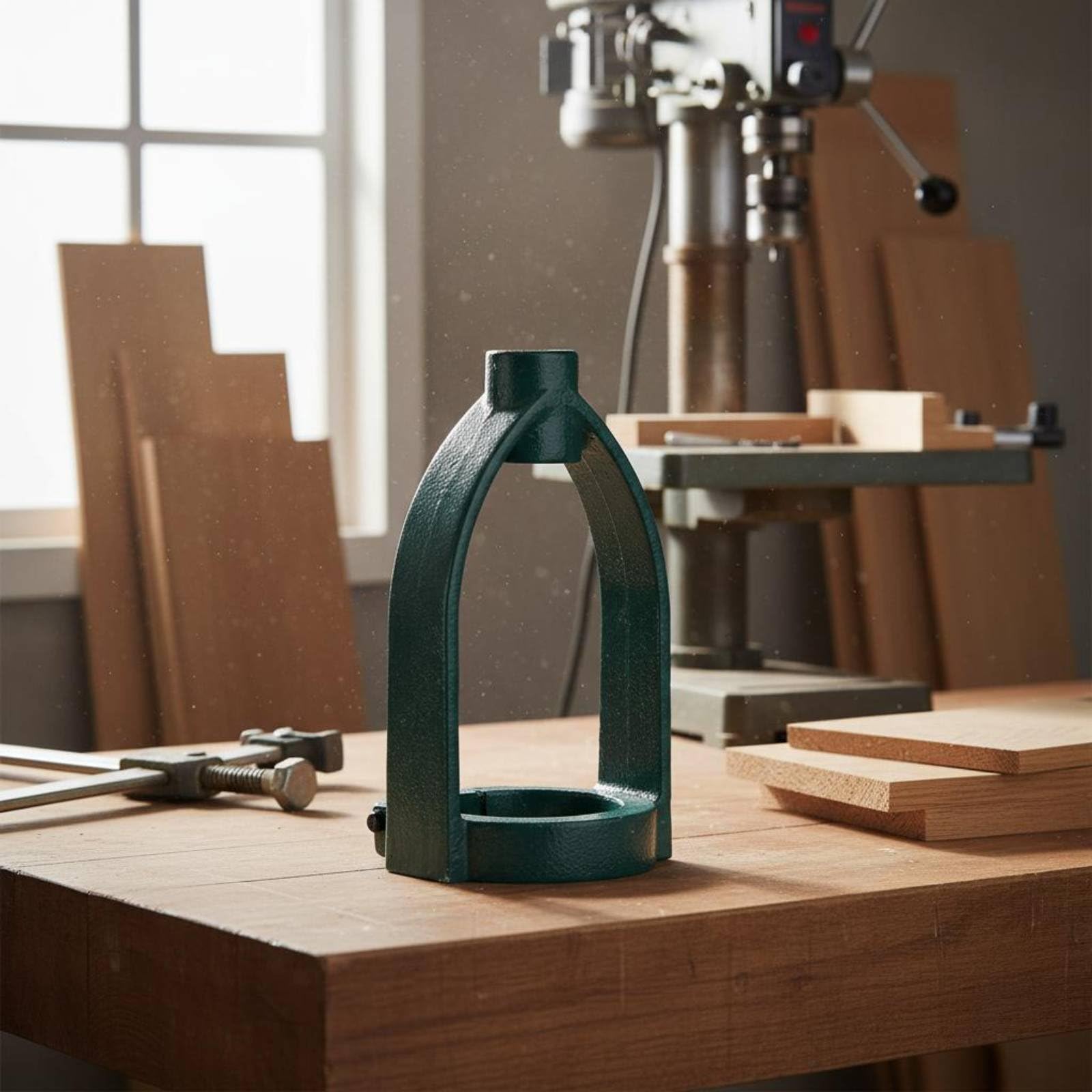 Adattatore Foro Quadrato Salva Denaro Facile da Installare per Falegnami, Artigiani Del Legno, Officina, Laboratorio, Mandrino Con Manicotto Di Riduzione 65-53