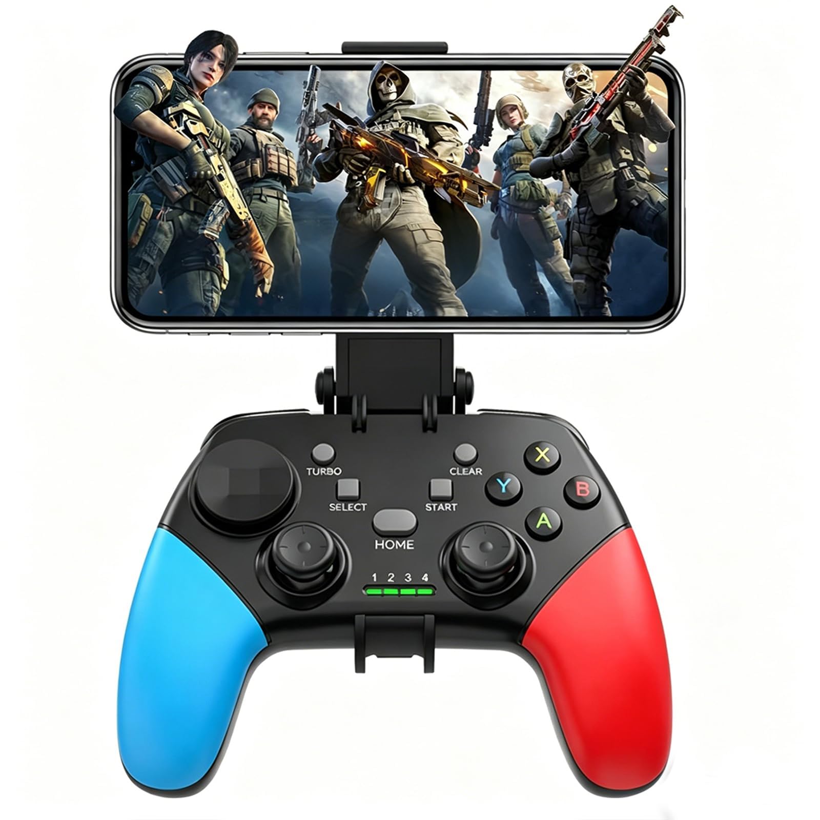 Controlador de juego inalámbrico para iOS/Android/PC, arVin Mobile Gamepad para Samsung Galaxy, iPhone 14, iPhone 13 Pro Max, Huawei, OPPO, Realme, Motorola, TCL, OnePlus, Google-COD Mobile