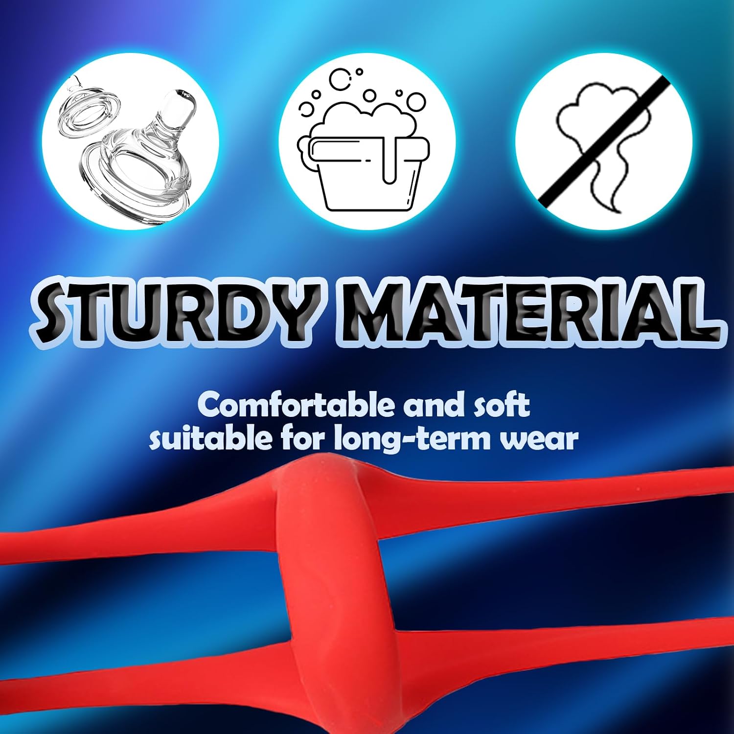 Silicone Cock and Ball Torture Men Ball Clamps Testicle CBT Stretcher Toys Kit Male Chastity Device Penis Clamp Erectile Dysfunction Rings Enhancing Cock Ring SM Game Play Adult Sex Toy for Men 3 Pcs