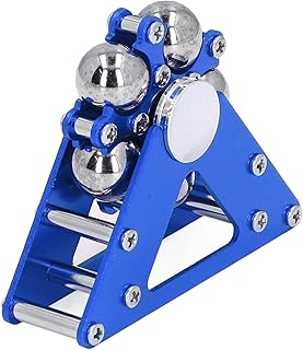 Juguetes de Escritorio para Inquietud, Yemas de la Rueda de la Fortuna de Bolsillo de Juguete Giratorios Rueda de la Fortuna Juguetes Inquietos de Aluminio (Azul Oscuro)
