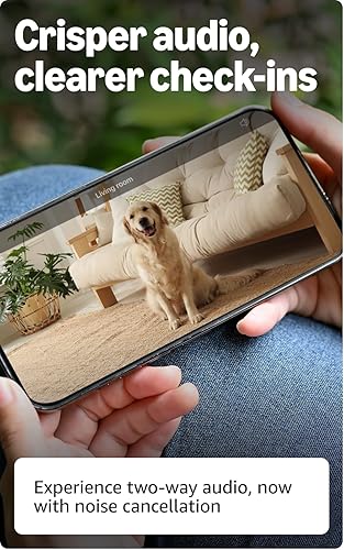 Miniatura 5 de Blink Mini 2K+ (último modelo). Cámara de seguridad doméstica y para mascotas enchufable con resolución de video 2K, visión nocturna en color y