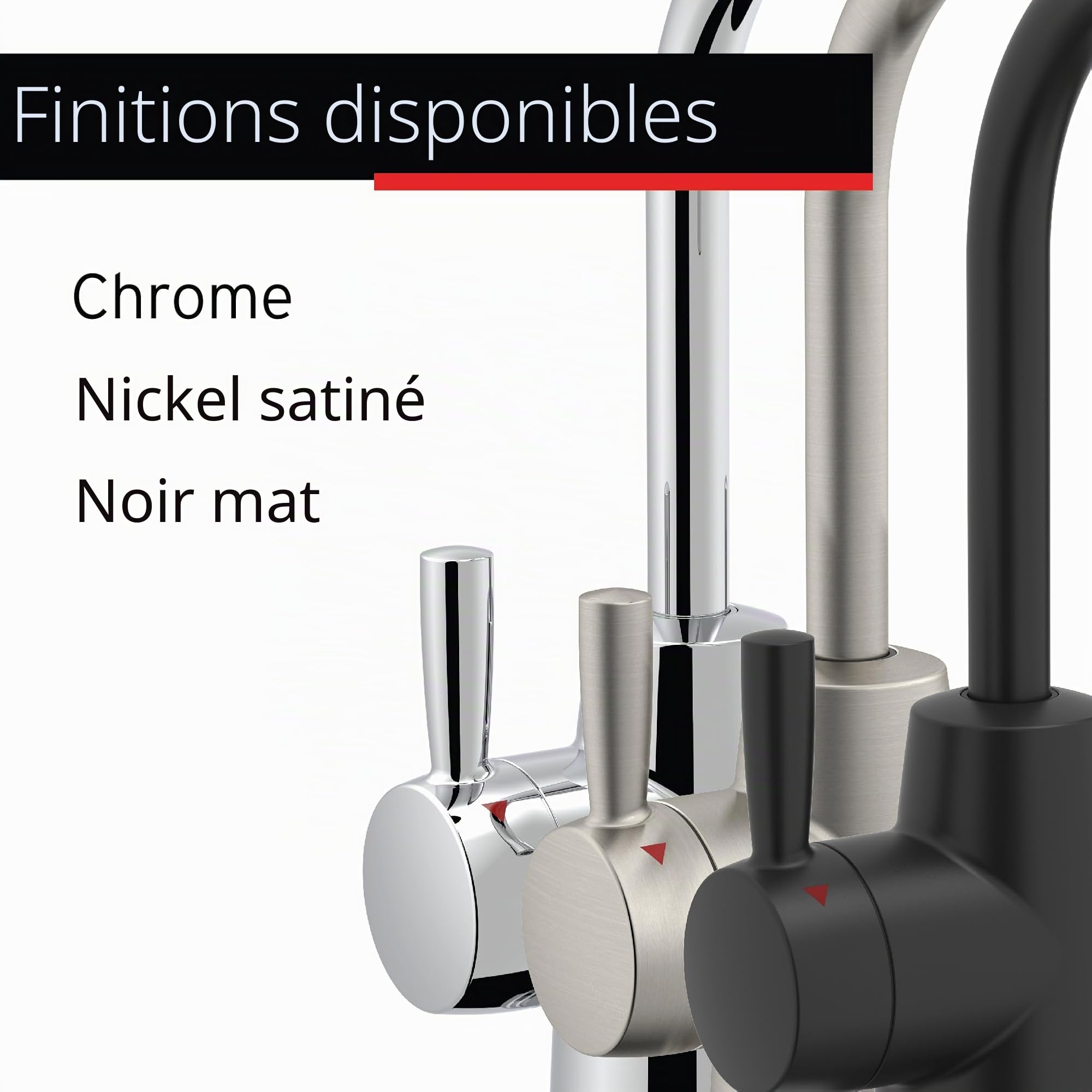 InSinkErator HC250SN-SS HOT250 Distributeur d'eau Chaude et Froide instantané, Nickel satiné