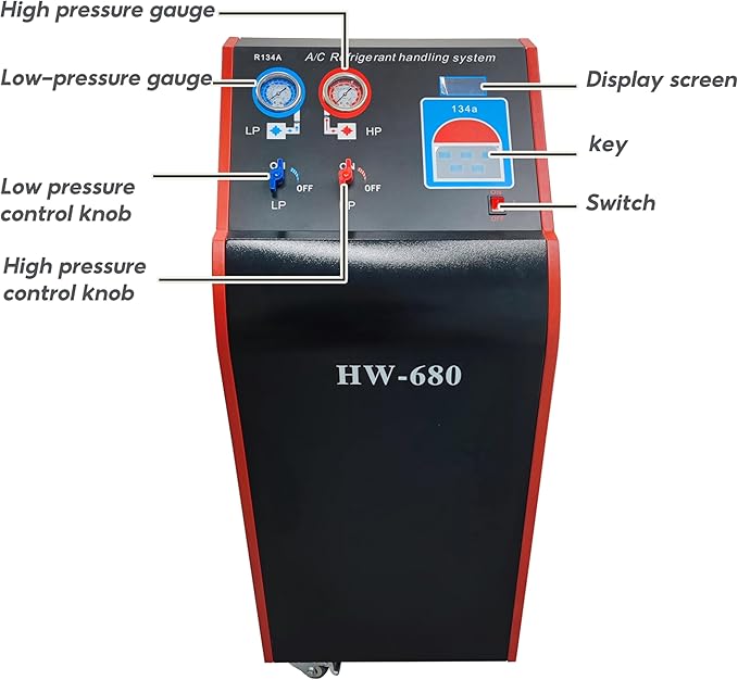 Máquina Automática de Recuperación de Refrigerante TECHTONGDA miniatura 2