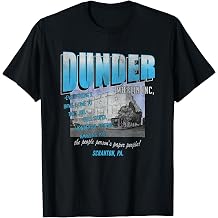 The Office Multi Font Dunder Mifflin Ad T-Shirt