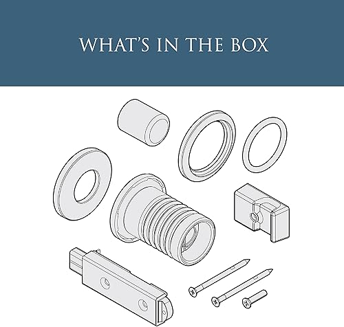 Miniatura 7 de National Hardware N700-151 Cerradura de hardware para puerta corrediza interior de granero, 5 "x 1-14" x 34", níquel satinado