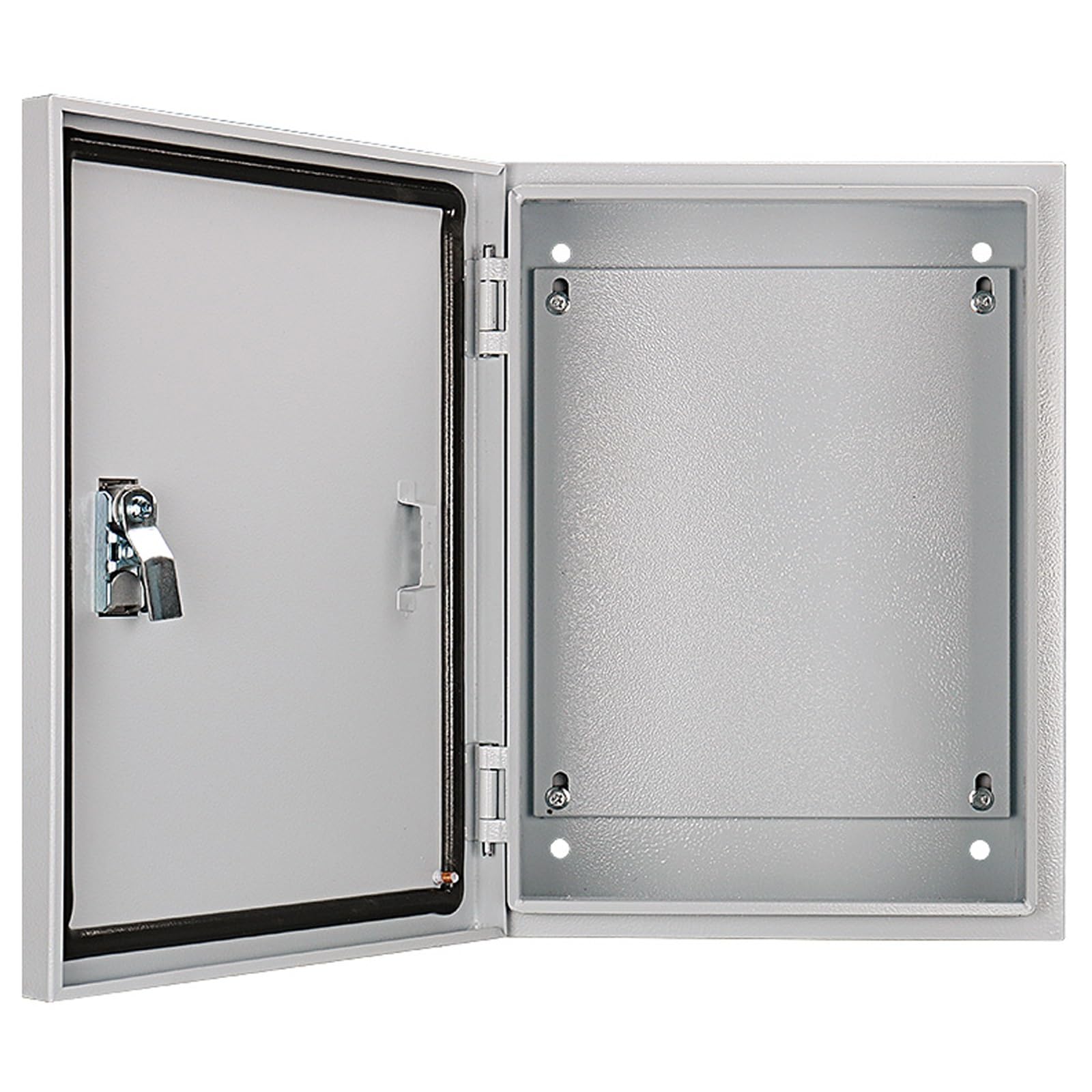 Caja Estanca Exterior Electrica, Caja Electrica Resistente a la Intemperie, con Placa de Montaje y Cerradura Reforzada para Proyectos de Bricolaje(250x300x140mm)
