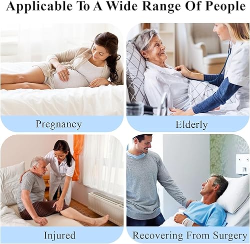 Miniatura 7 de Respaldo de cama ajustable de elevación eléctrica de 2  a 80 , camas elevadoras para pacientes ancianos lesionados de oso 600 libras, funda de cama