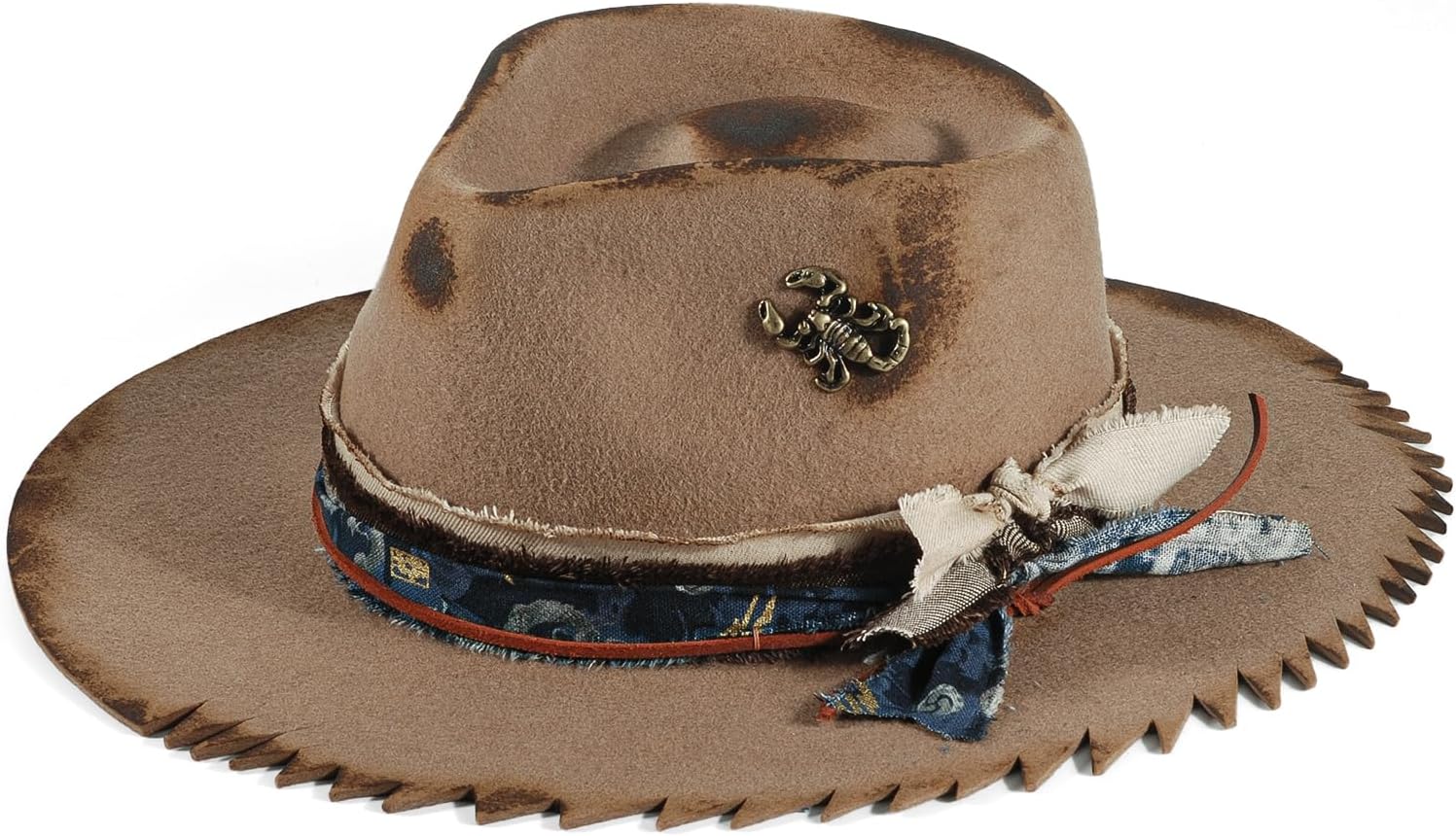 Vintage Mens Fedora Firm Wool Women Felt Panama Hat Classic Rancher Hats Wide Brim