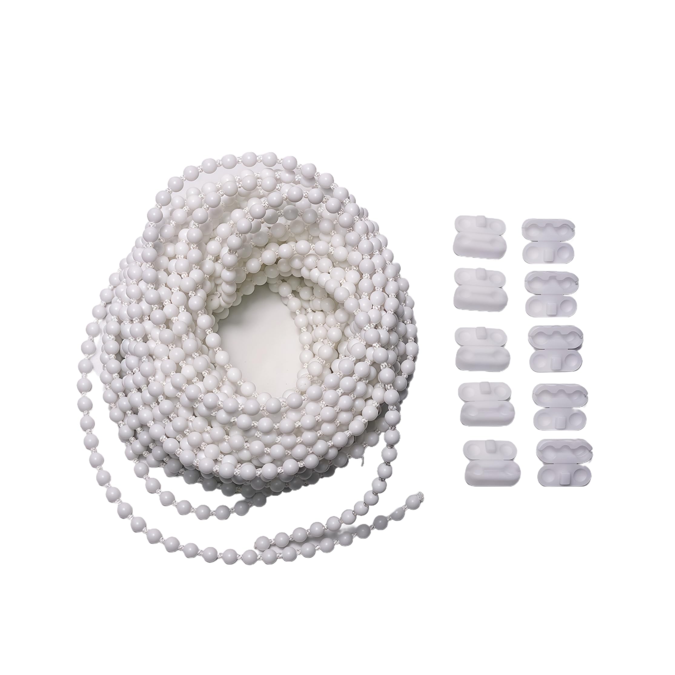 Amazon.com: 4.5mm White Plastic Ball Bead Chain Repair for Roller