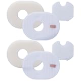 2 Pack Filter Replacement for Shark Rocket Vacuum HV300 HV301 HV300W HV302 HV305 HV310 UV450 Foam & Felt Filter Kit