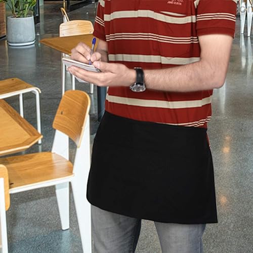 Miniatura 6 de RAJRANG - Delantal de camarera de algodón puro con 3 bolsillos