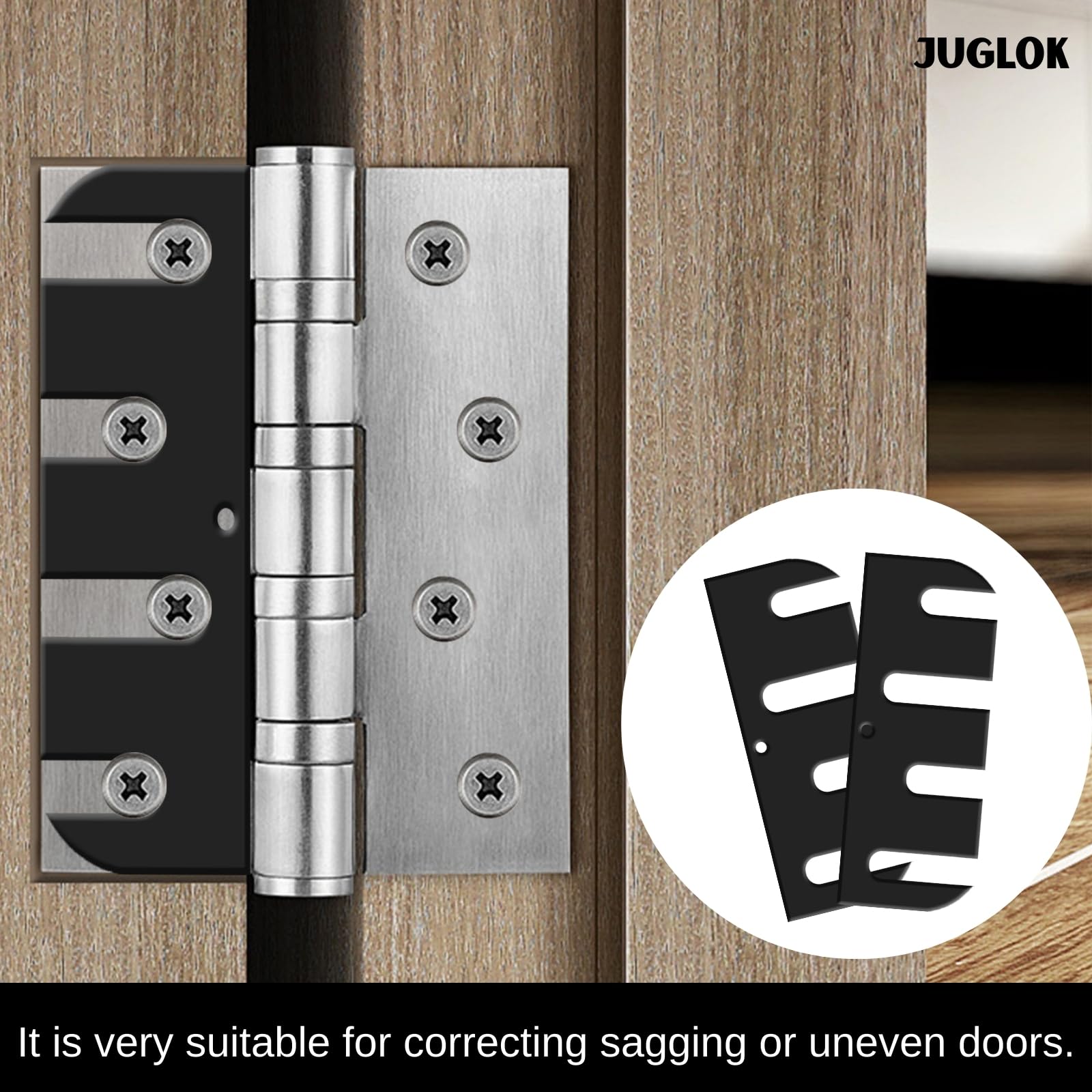 Heavy Duty Door Hinge Shims - 12 Pack -6 Heavy Duty Door Hinge Shims - 12 Pack -6