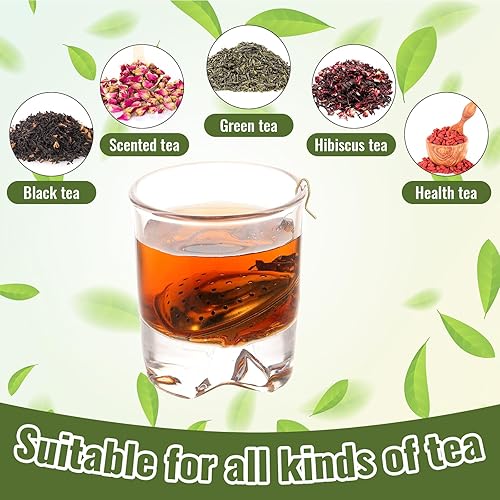 Miniatura 4 de Sumind 100 coladores de té de acero inoxidable, infusor de bolas de té de hojas sueltas, difusor de intervalo de té más pronunciado, filtros de té