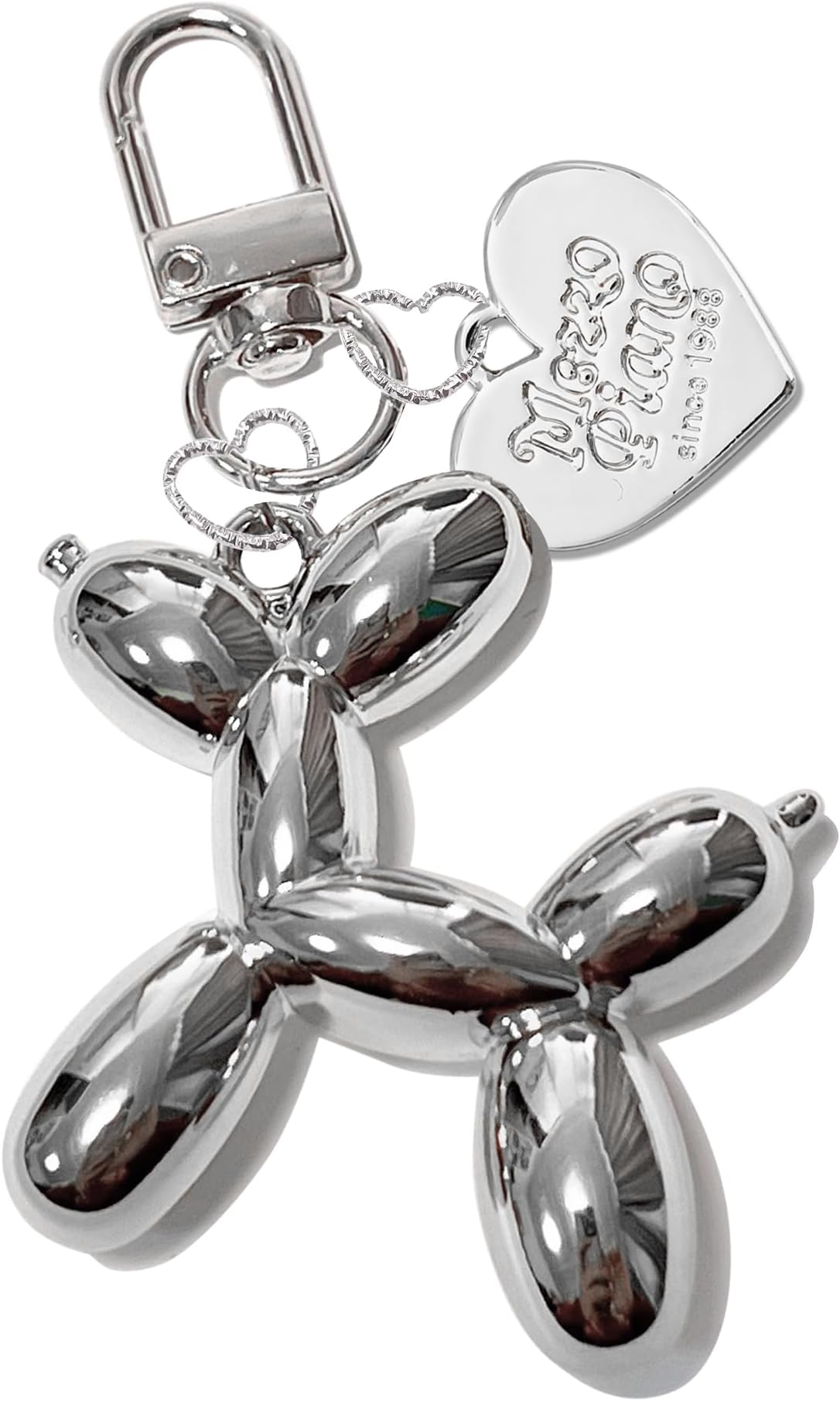 LAEKOU Jelly Balloon Dog Design Keychain for Women, Cute Girls Key Chain, Bag...