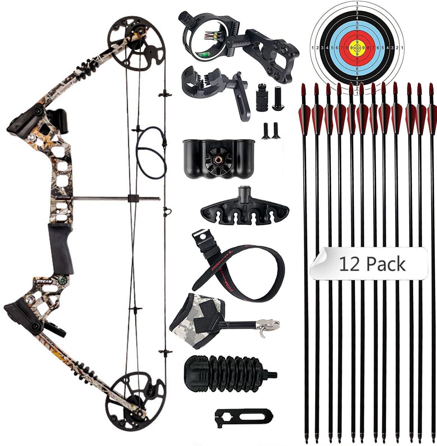 FUNTRESS Compound Bow 20-70lbs 17