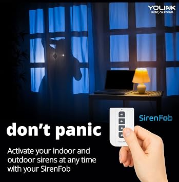 Outdoor Alarm Controller 2, Siren/Alarm/Relay Controller, 130dB Siren with 12VDC on, YoLink Hub Required for Full-Functionality!