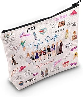 Singer Swifiter Merch Makeup Bag Album Inspired Gift Cosmetic Bag Singer Merchandise TS Fans Merch Music Lover Gifts for Women Girls Friends (tabag624)