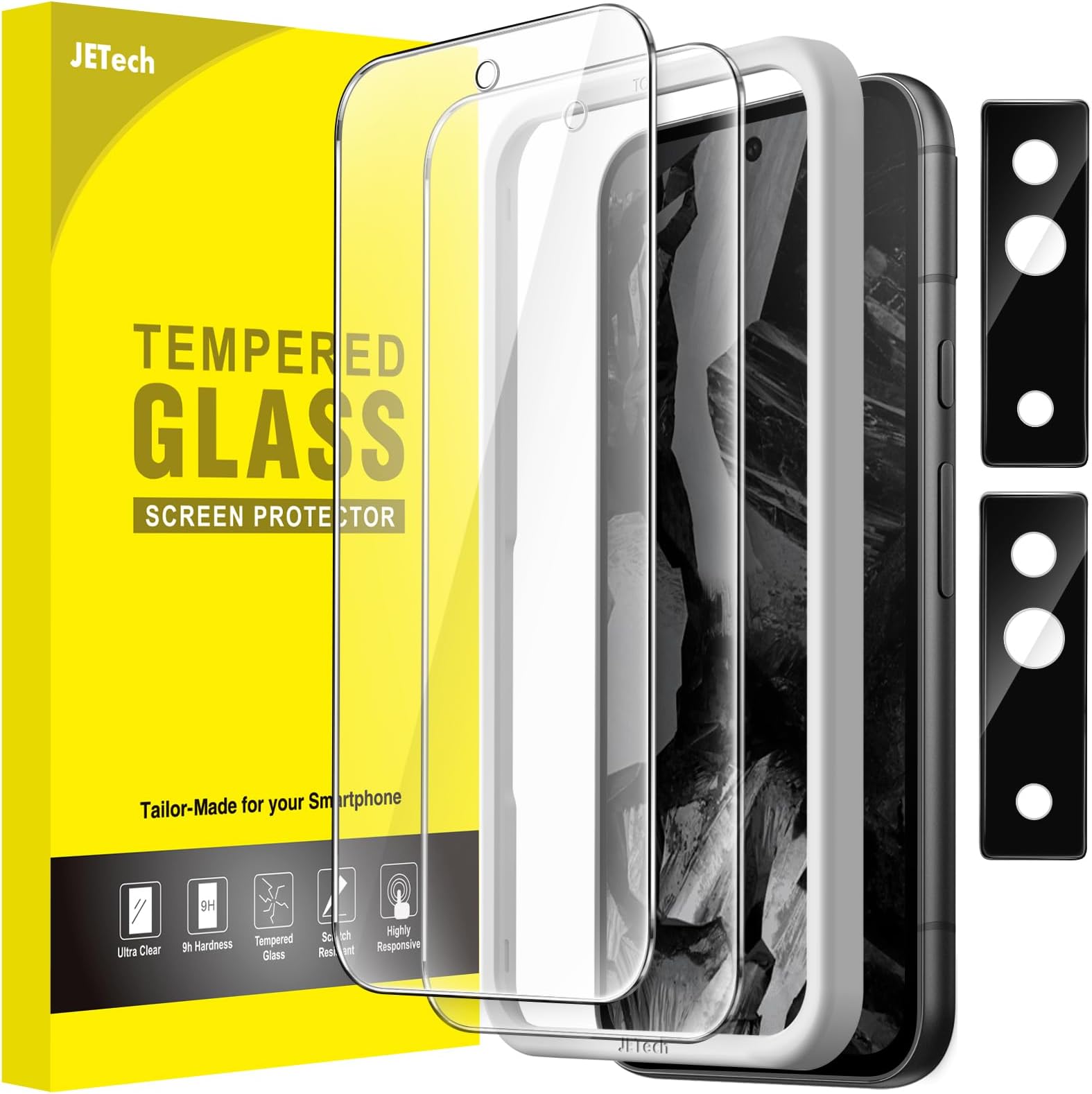 Funrae Kameraschutzfolie Für Google Pixel 9 Pro XL - Panzerglas 9H Härte