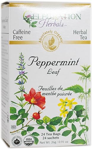 celebration herbals hojas de menta té orgánico 24bolsa 002pound celebration herbals hojas de menta té orgánico 24bolsa 002pound