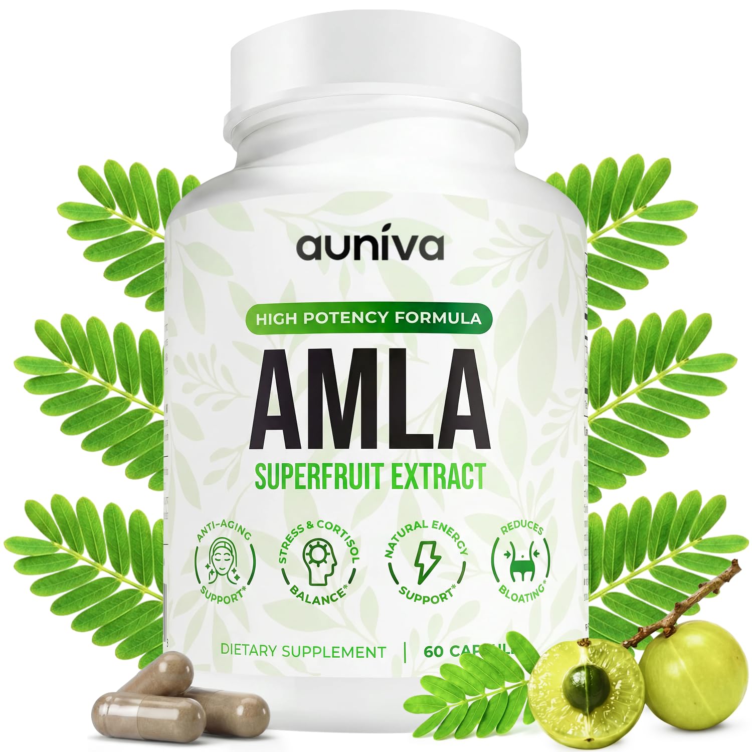 Amla Superfruit Extract 1000mg – Supports Weight Management, Healthy Digestion & Metabolism – Promotes Radiant Skin, Hair Strength & Anti-Aging – 60 Capsules (3-Pack) — Amazon image 10