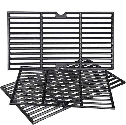 Miniatura 10 de GasSaf Rejillas de hierro fundido de 17 "para parrillas de 3 quemadores infrarrojos Charbroil G466-0025-W1A 463242515 463242516 463243016 463346017