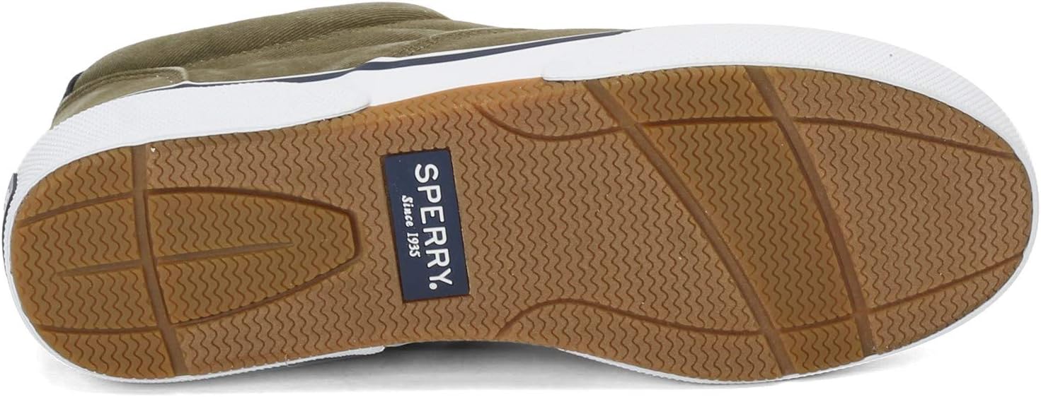 Sperry Men's, Halyard Sneaker SALTWASHED Olive 7.5 M