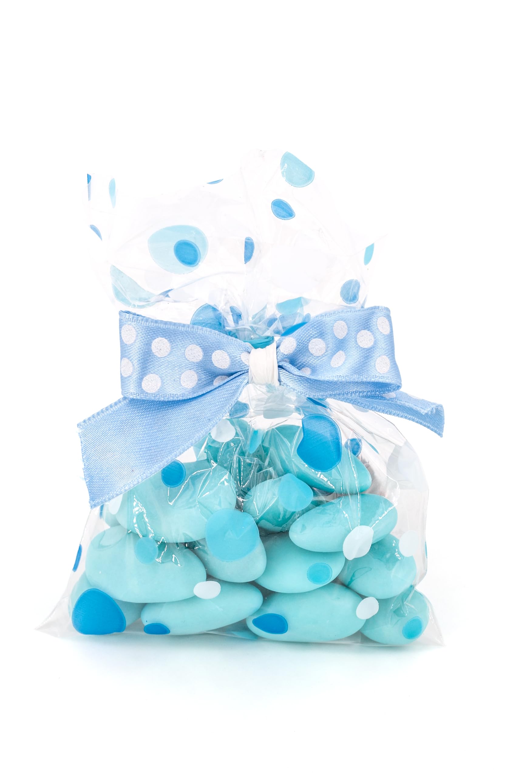 Italpak Transparent Bubbles Bags Blue and Light Blue, 10 x 20 cm, Pack of 50, Polypropylene (PP), 10 x 20 cm, Unit