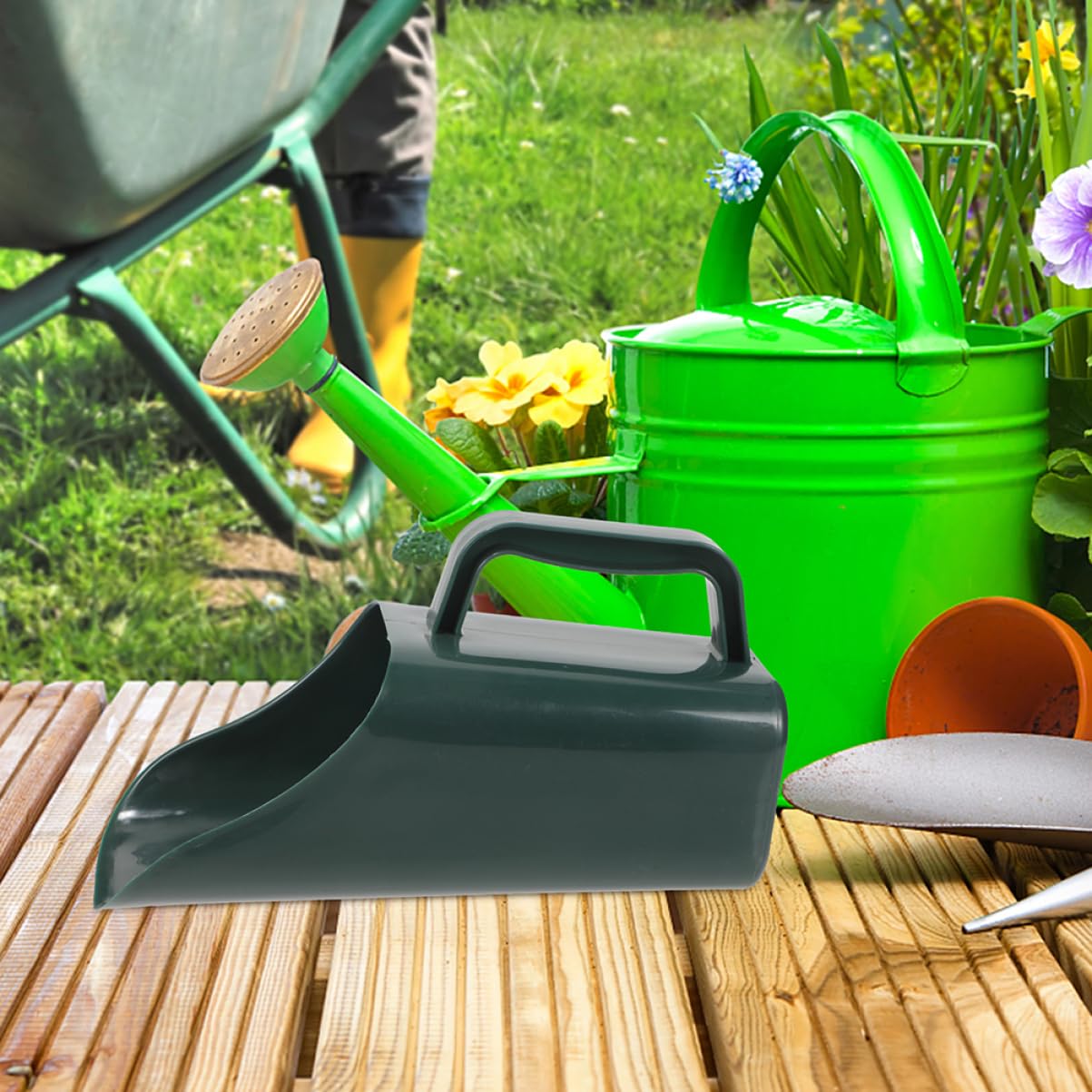 Uonlytech 6stücke Teiliges Bonsai Erdschaufelset Leichte Handkelle Für Gartenarbeit Kunststoff Schaufel Für Blumen Und Pflanzen Gartengerät Für Sukkulenten Und Bonsai