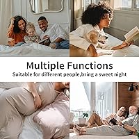 Vista 7 de Cubrecolchón tamaño King, extra grueso, transpirable, cubrecolchón refrescante para aliviar el dolor de espalda, protector de colchón con bolsillo