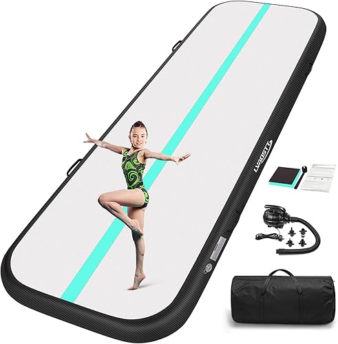 Colchoneta de gimnasia de 131620 pies, tapete de entrenamiento inflable de 48 pulgadas de grosor para gimnasia con bomba de aire eléctrica para uso disponible en Yaxa Peru