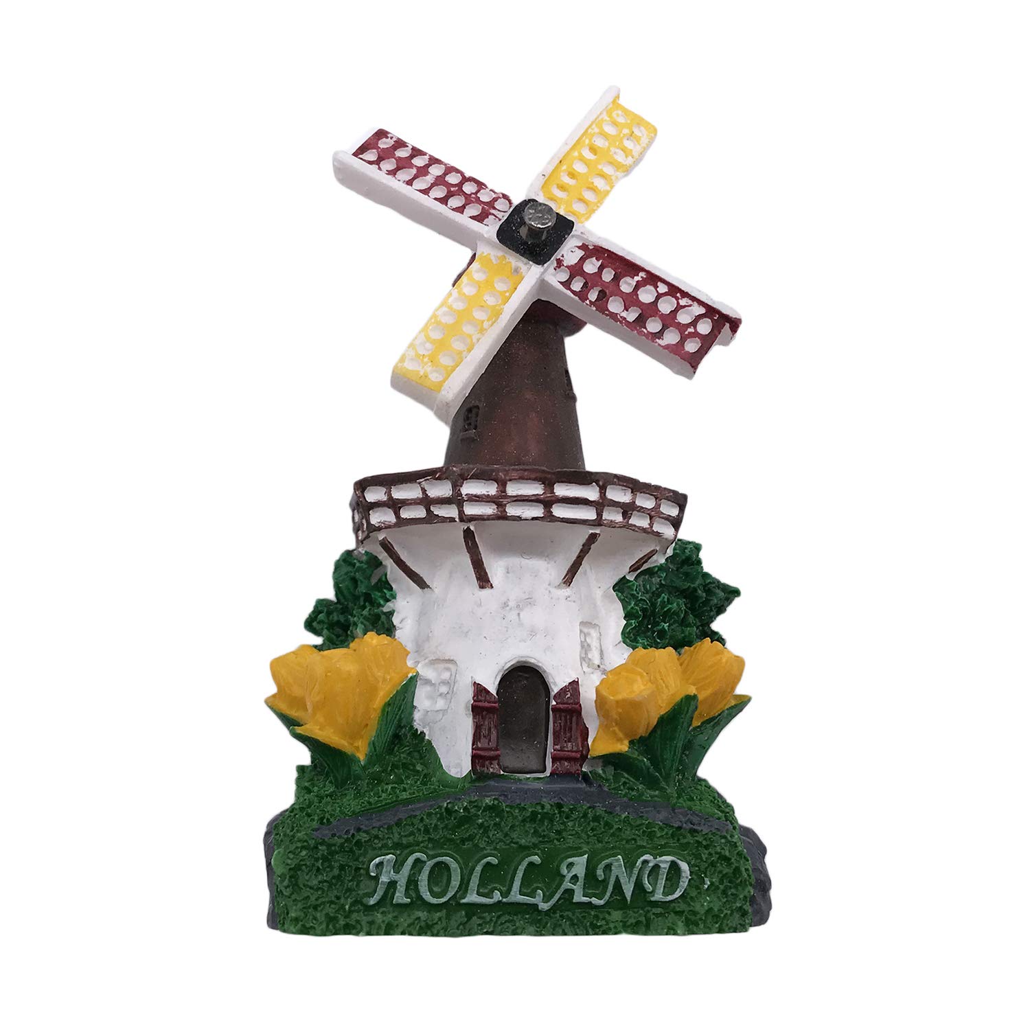 Wedarego Windmill 3D Holland Refrigerator Fridge Magnet Tourist Souvenirs Handmade Resin Craft Magnetic Stickers Home Kitchen Decoration Travel Gift