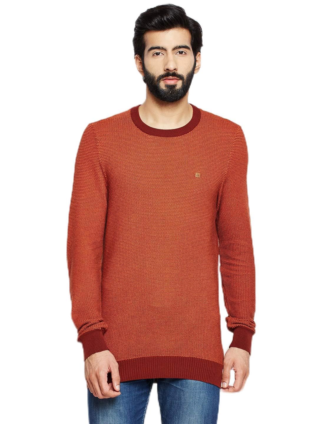 crimsoune club Orange Printed Men's Sweater-picture-35