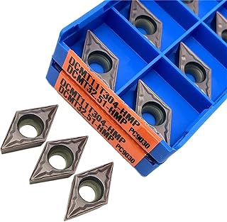 AALLYN Indexable Carbide Lathe Tool 10pcs DCMT11T304 PC9030 NC3020 Carbide Internal Turning Tool Turning CNC Metal Lathe Tool (Size : DCMT11T304 HM PC9030)