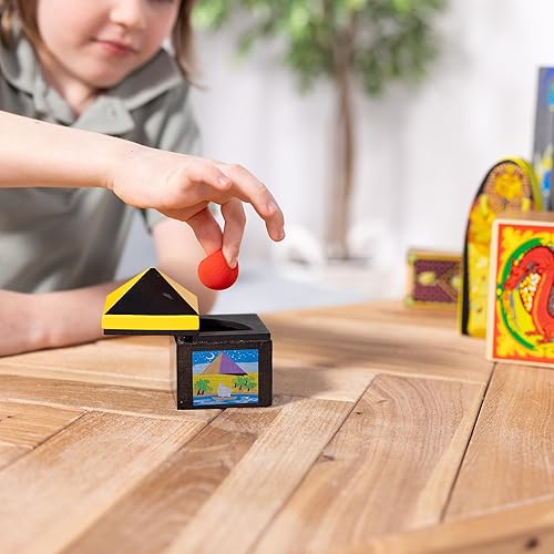 Miniatura 6 de Juego de magia de madera maciza con 10 trucos clásicos Melissa & Doug Deluxe