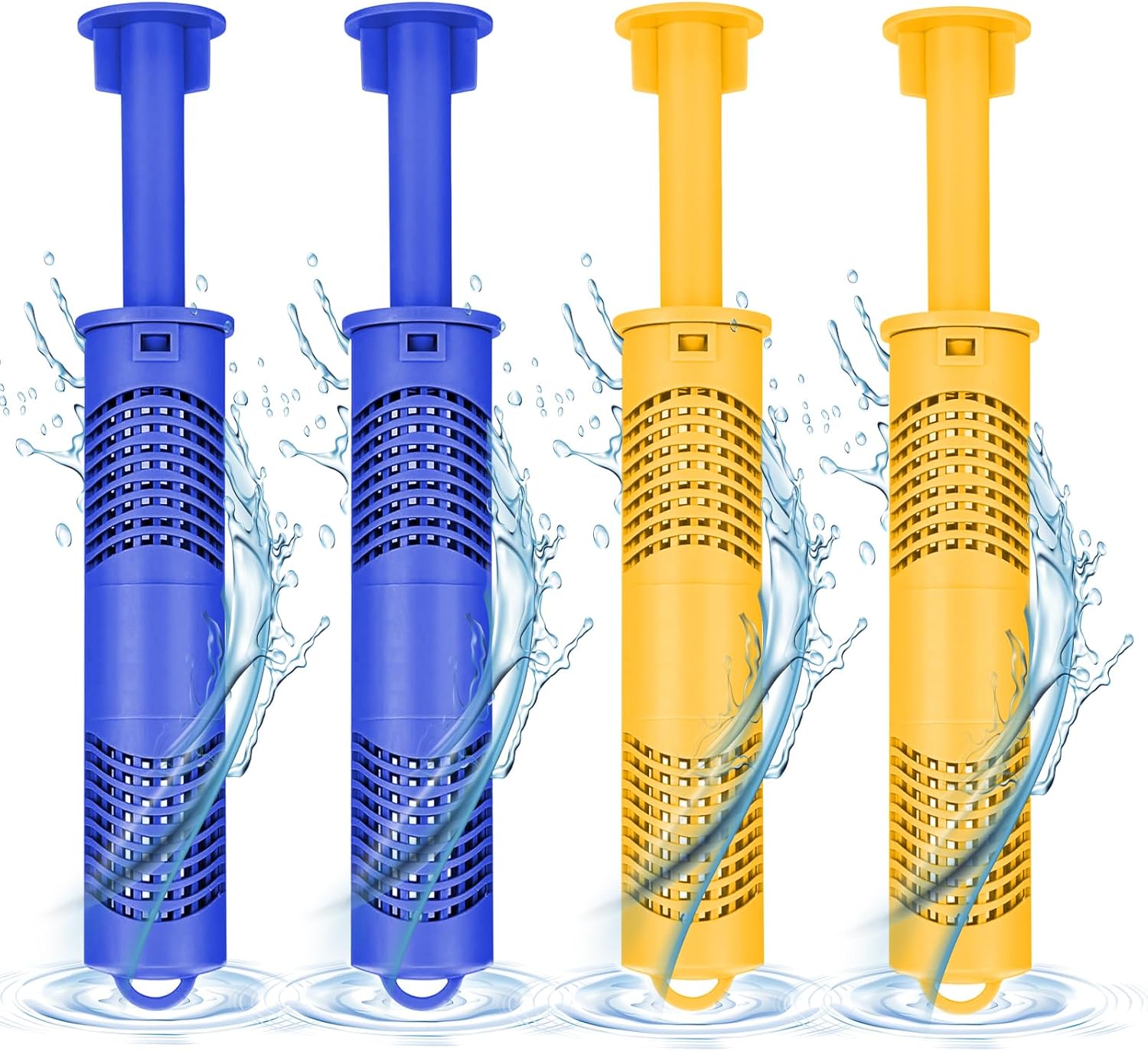 4 Pack Hot Tub Mineral Stick, Spa Mineral Sticks for Hot Tub Supplies Stick Inserts Filter Cartridge for Hot-Tub & Pool Effective for Up to 4 Months(Version 2)