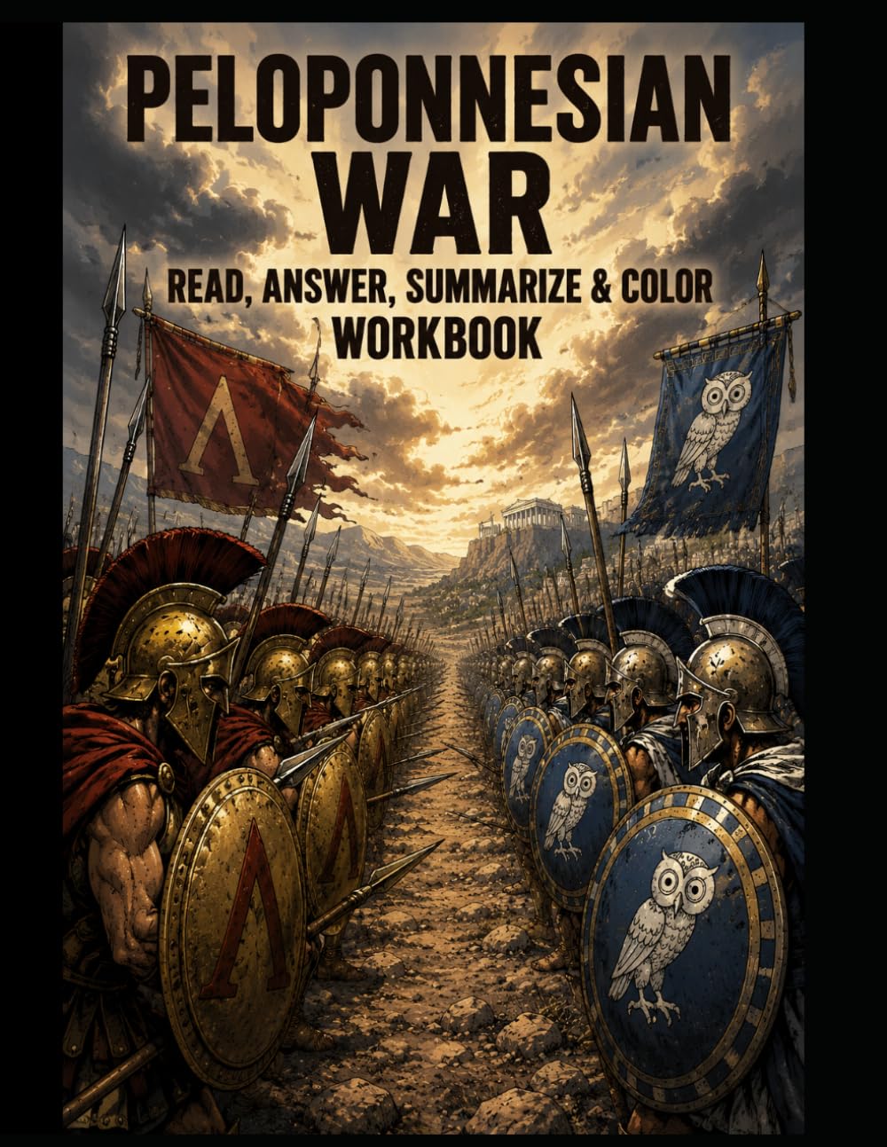 Peloponnesian War Workbook: "Read, Answer, Summarize & Color" (Read, Color & Answer Workbook Series)