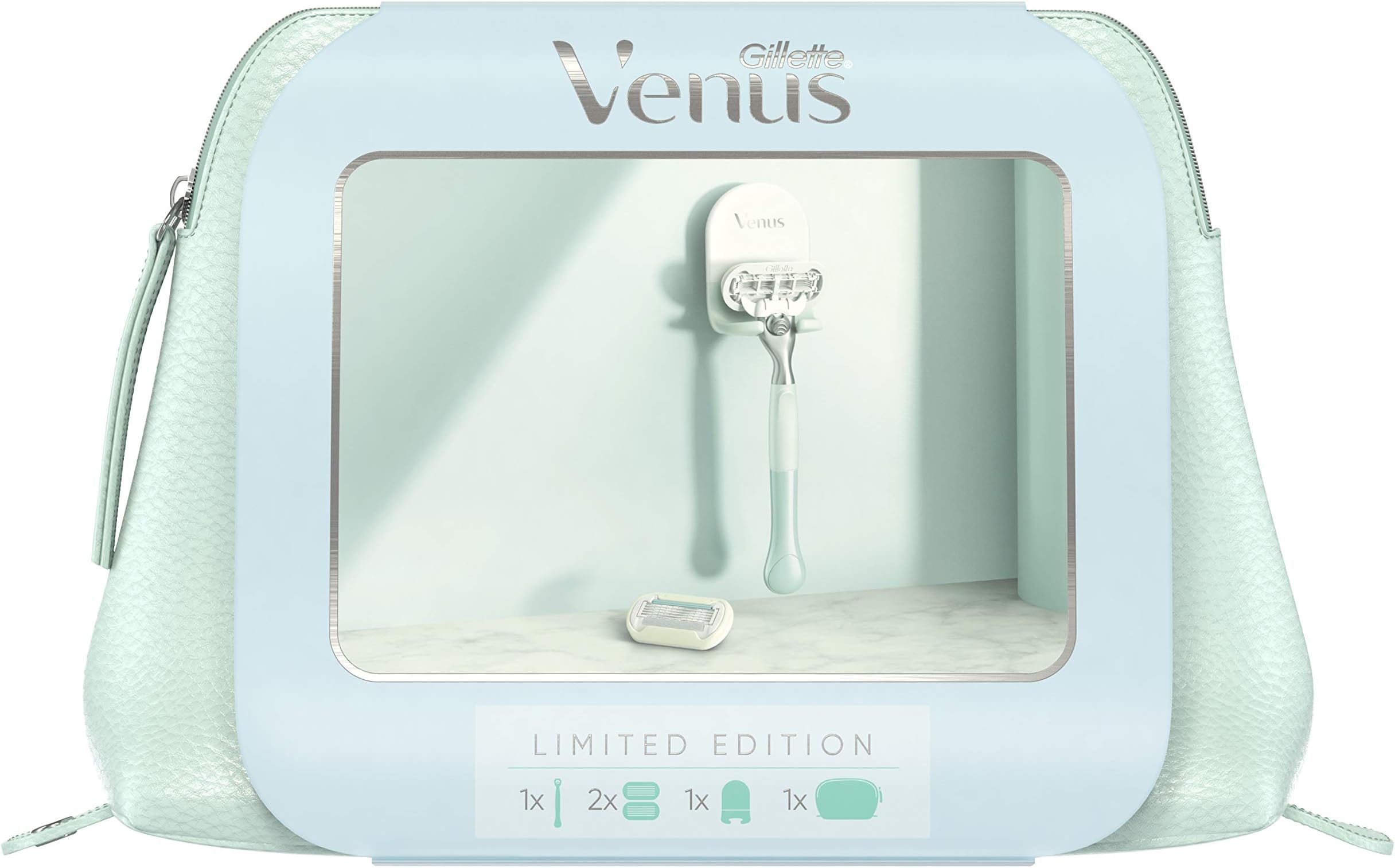 Venus Edition Limit Extra Smooth Sensitive Razor + Blade + Shower Holder + Beauty Kit