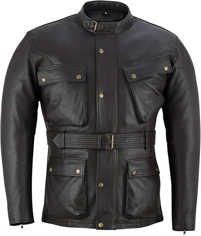 Giacca 4 Tasche Pelle