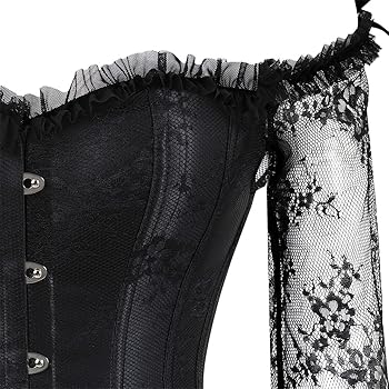 rurumu flare ribbon sleeve bustierフリーサイズ Amazon.com: frawirshau Women's Steampunk Costume Corset