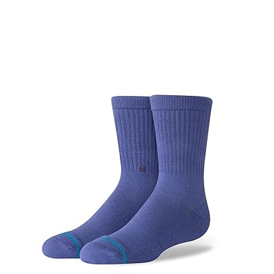 Stance Icon St Kids (Big Kid) Crew Cut Socks Shoes Indigo