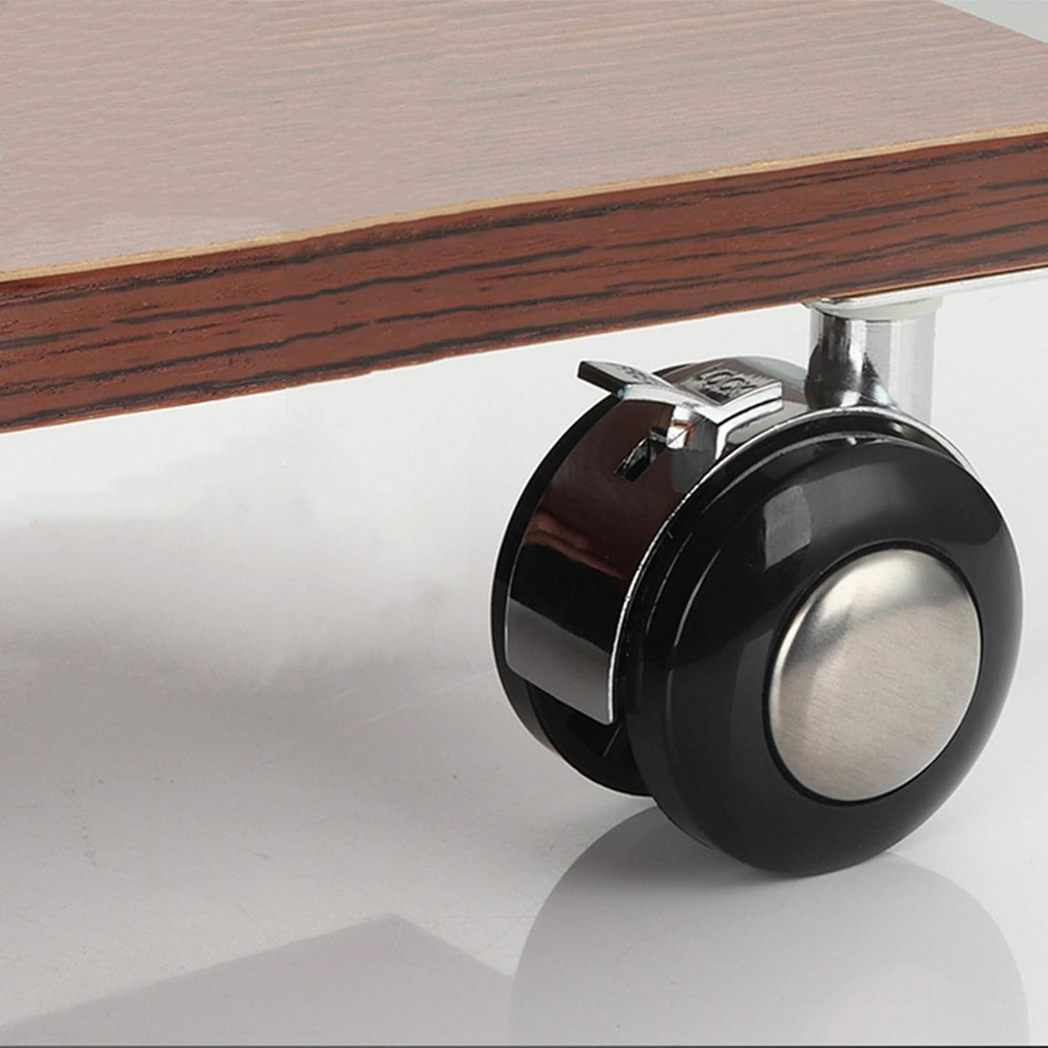 Plate Casters 5X Office Chair Swivel Caster Wheel Swivel Chair Castor,Metal Top Plate Casters Wheels,Trolleys Plastic Wheel,Replacement Castor Wheels for Small Sofa Furniture,for H