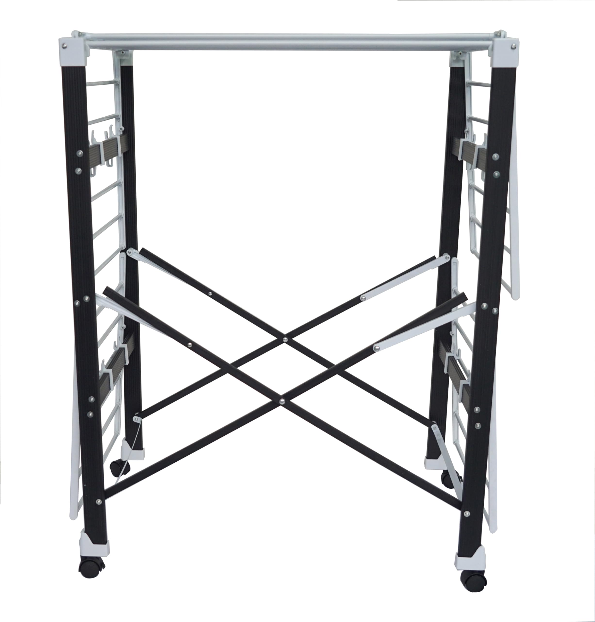 Loving Home® składana suszarka na pranie, suszarka stojąca, wieża 175 x 83 x 112 cm, na kółkach, obciążenie do 35 kg, długość suszenia 21 m, stabilna, składana, z 4 skrzydłami