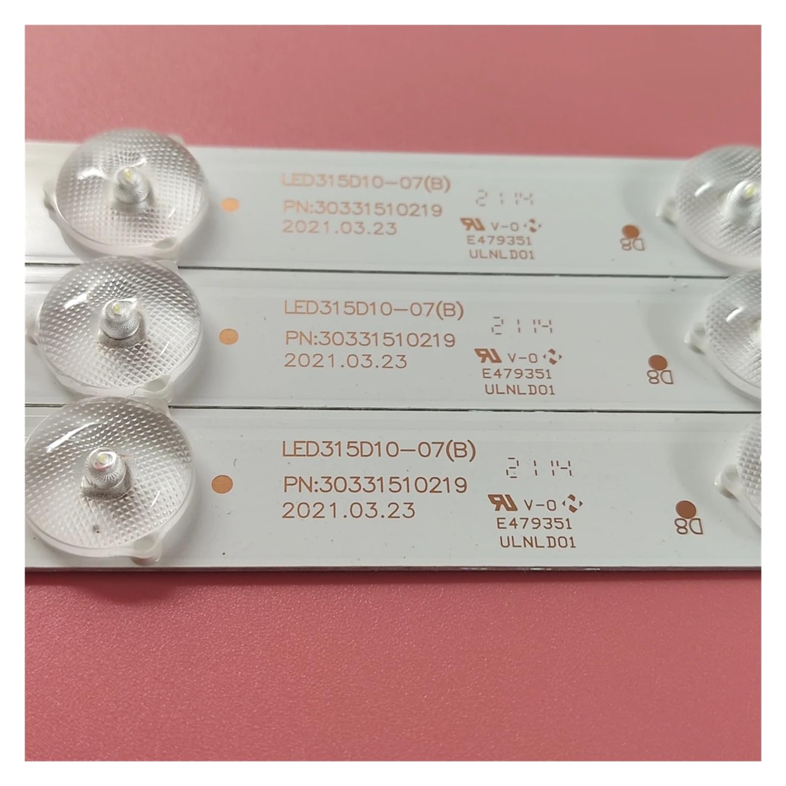 Tiras de retroiluminación LED for lámpara de TV, Kit de barra de TF-LED32S41T2, bandas LED, reglas LED315D10-07(B) LED315D10-ZC14-07(A), 3 uds.(10 Set)