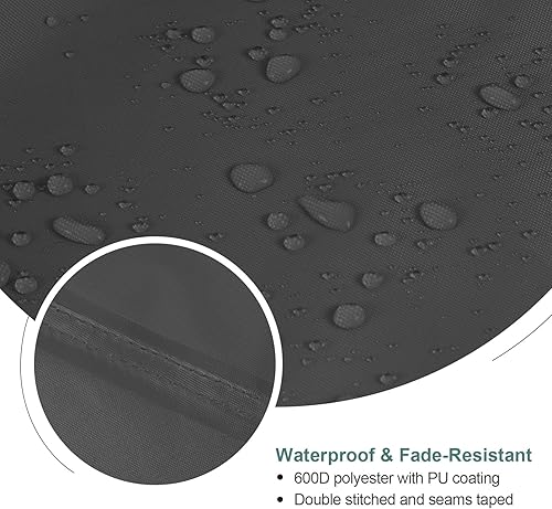 Miniatura 3 de Funda impermeable para carrito para patio de 65 a 80 Quqrt, para patio, fiesta, hielera, 32 pulgadas de largo x 18 pulgadas de ancho x 32 pulgadas