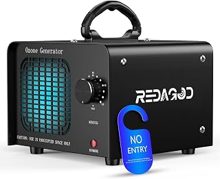 Ozone Generator, Ozone Machine, 4000 sq ft, 120-Min Timer, Black