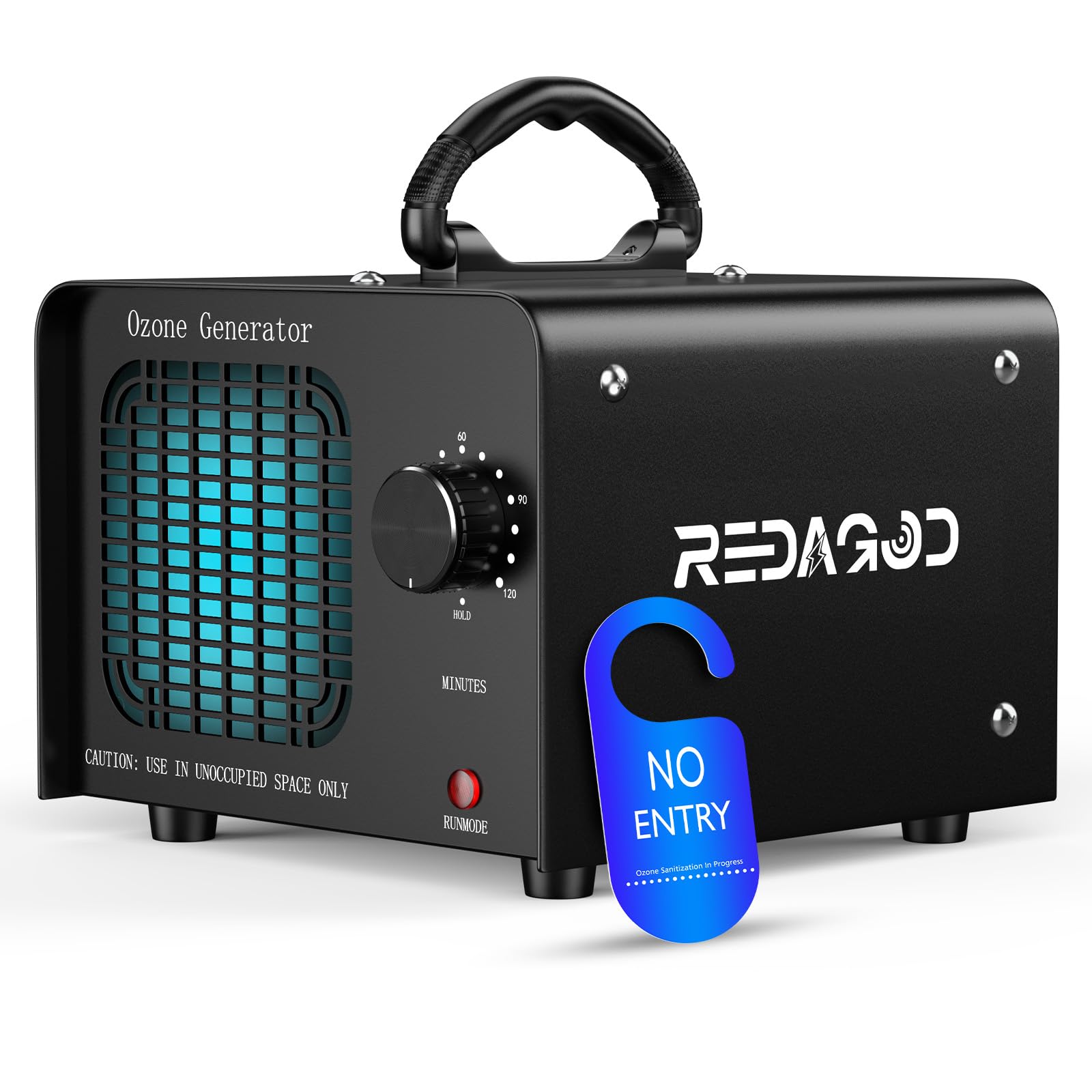 Photo 1 of Redagod Ozone Generator, Ozone Machine, 4000 sq ft, 120-Min Timer, Black