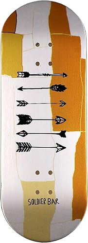 Miniatura 3 de Diapasones completos (5 capas de arce canadiense 1.339 in x 3.858 in cubierta) monopatines de dedo (+1.339 in camión+ruedas globulares) (flechas)