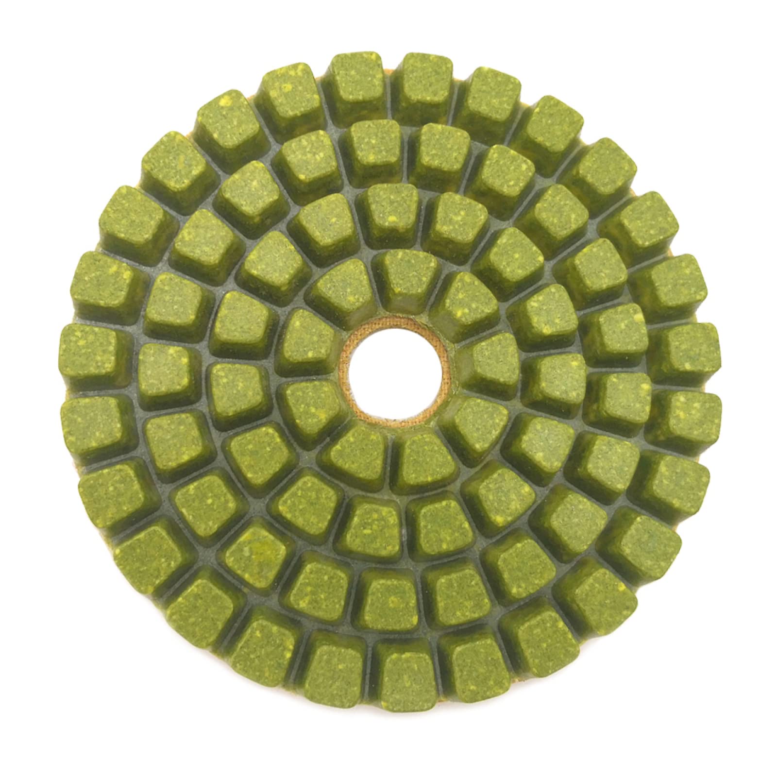 Almohadillas pulidoras de diamante, Juego de 7 discos de lijado for renovar pisos de concreto de 4 pulgadas y 8 mm de espesor for pulido de pisos de concreto(3000)