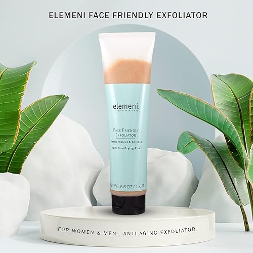 Miniatura 2 de elemeni Exfoliante facial para el cuidado de la piel, exfoliante facial orgánico para hombres y mujeres, limpiador facial y mascarilla revitalizante
